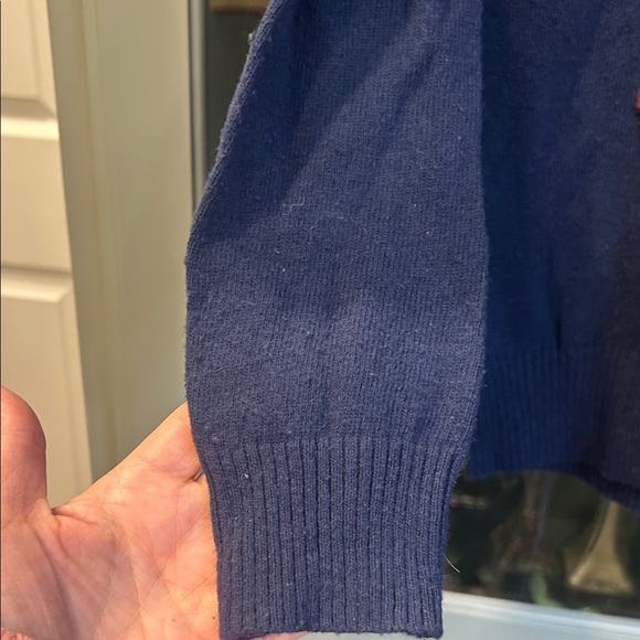 Madewell Navy Sweater with Deer Design - Picture 5 of 7